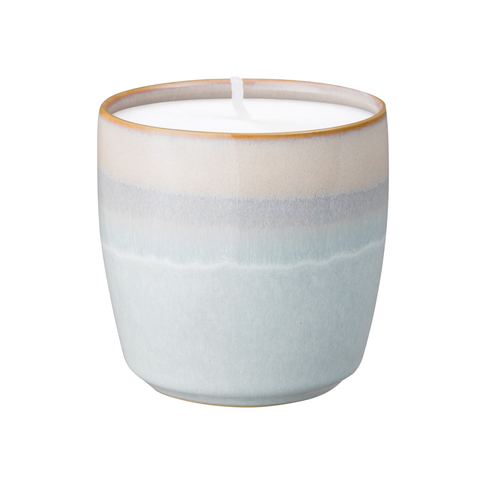 Product photograph of Quartz Rose Ceramic Candle Pot from Denby Retail Ltd